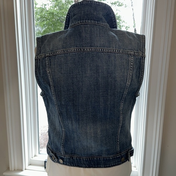 J Crew Indigo Denim Vest, 100% Cotton, Small, NWOT - Picture 4 of 7